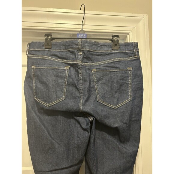 Old Navy Mid-Rise Rockstar Super Skinny Jeans Women’s Size 16 Denim Dark Wash - Picture 6 of 8